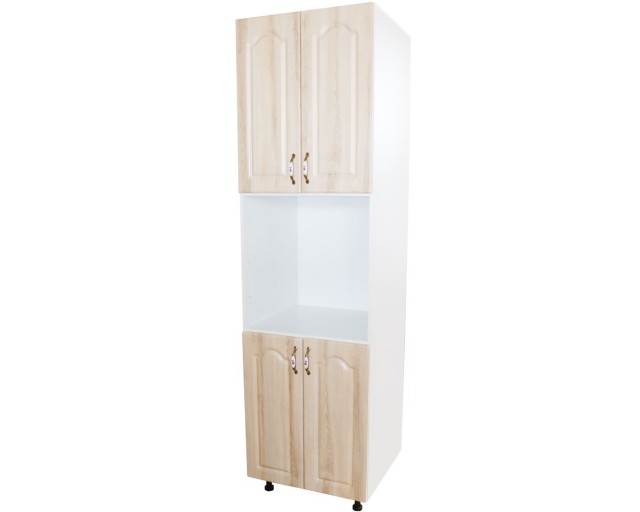 Soldat 60 cu 4 usi cu spatiu cuptor Zebra MDF sonoma mustata